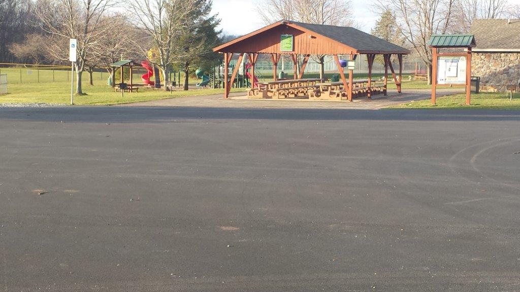 Paving the Community Park Parking Lot